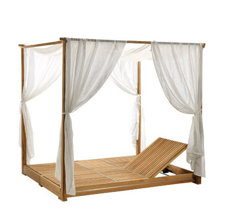 Double sunbed with canopy store