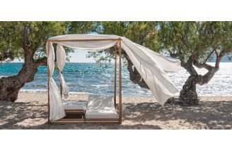 Double canopy | Sun lounger | Ethimo