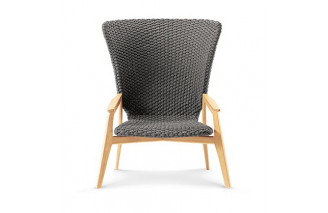 Knit | Loung high back armchair | Ethimo