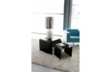 Golden Tris side tables by Unico Italia