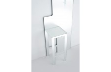 Mirror stool mirror by Glas Italia