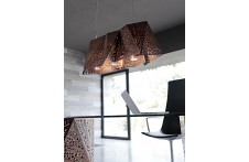 Plywood suspension lamp by Horm