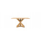 Cronos square dining table by Ethimo
