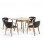 Knit | Square dining table | Ethimo